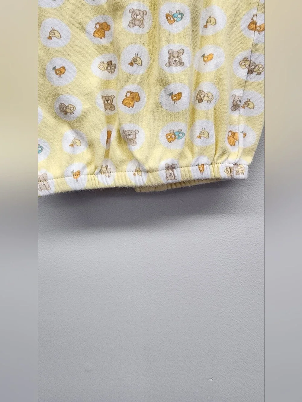 Babies “R” Us 0–3M Yellow Woodland Print Gown
